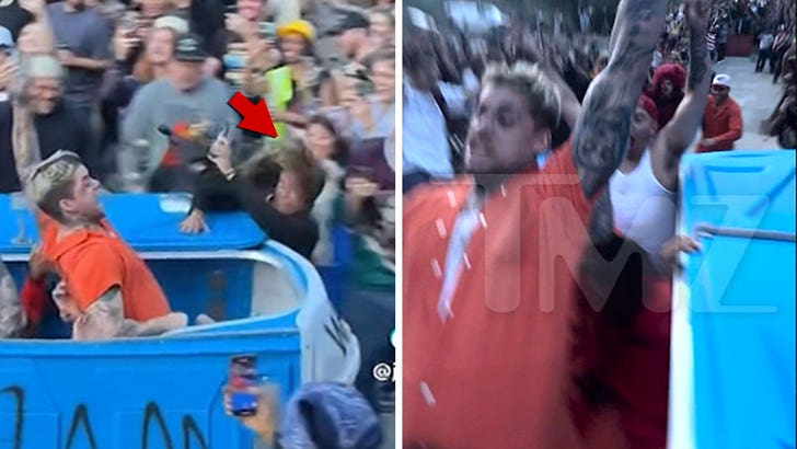 Woman Wiped Out by Porta-Potty at Halloween Event