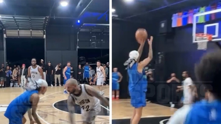 Justin Bieber Dazzles In L.A. Hoops Game, Crosses Up Defenders & Drains Shots